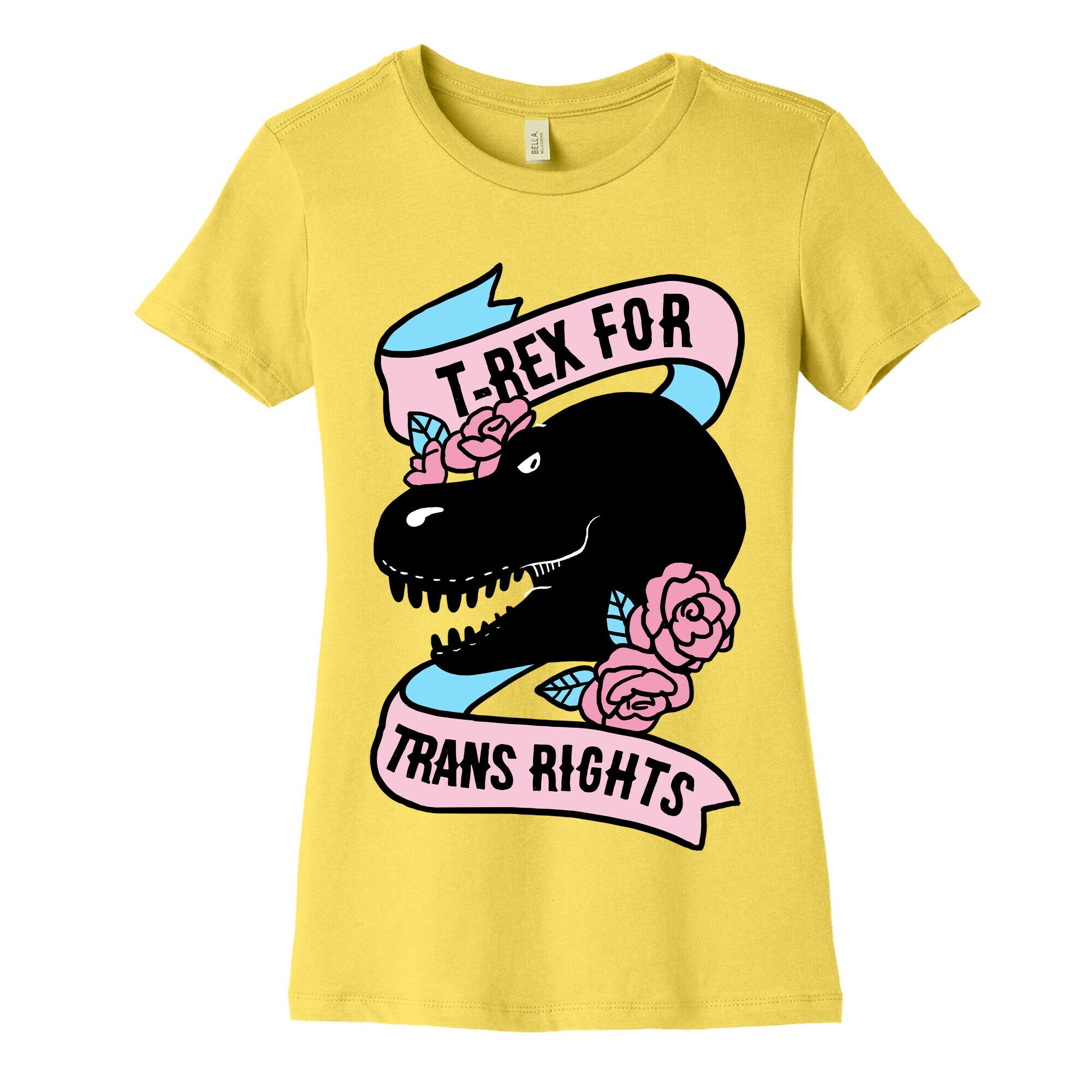 T-Rex For Trans Rights Women's Cotton Tee